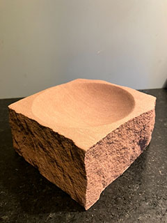 5” Sandstone Dish