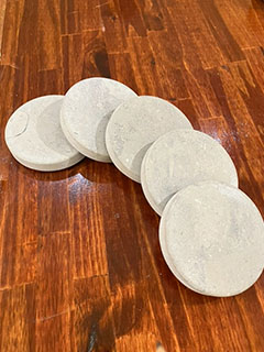 4” Limestone Coaster (Each)