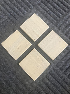 Travertine Square Coaster
