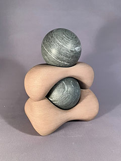 Sandstone and Quartzite Sphere Figure