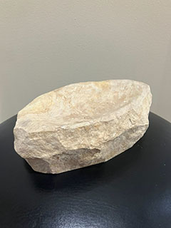 Minnesota Limestone Football Dish